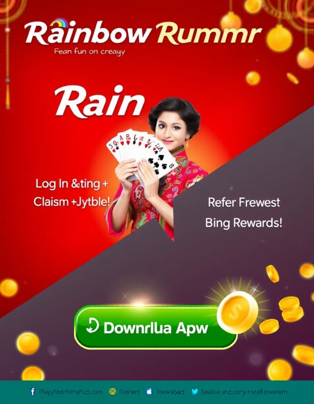 Rainbow Rummy Banner